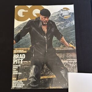 GQ Magazine Brad Pitt Summer 2025 Edition